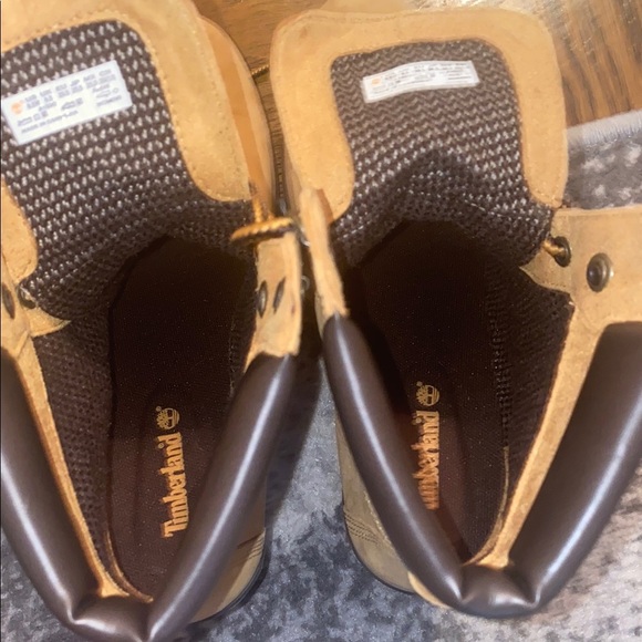 Timberland limited edition Women's Camel Wedge Ankle Boots Like New NO Box - Picture 11 of 14